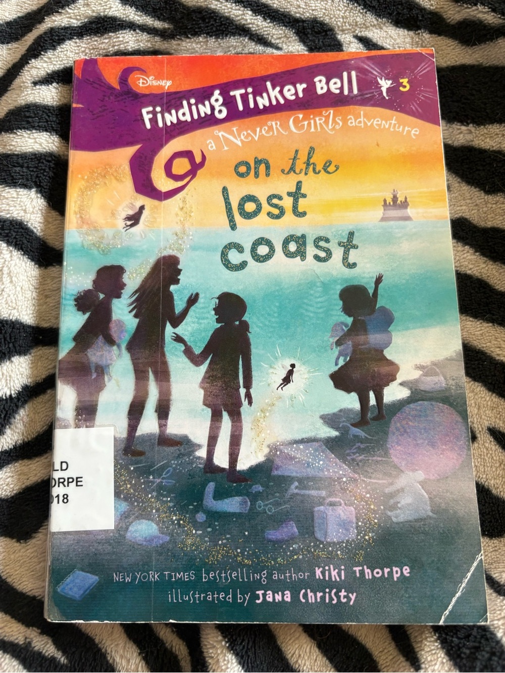 Scholastic Finding Tinker Bell On the Lost Coast — Purple, Teal, Yellow